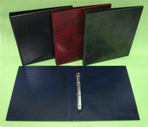 A3 Portrait Deluxe quality padded PVC Binder with 25mm 4 D ring