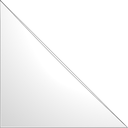 Self-adhesive Triangle Diagonal Corner Pocket 210x210mm
