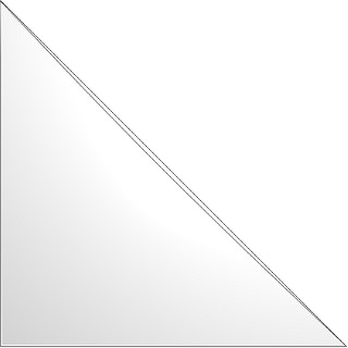 Self-adhesive Triangle Diagonal Corner Pocket 210x210mm, pack of 100