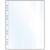 A4 Punched Portrait 110 micron glass clear polypropylene pocket, pack of 100 - view 5