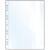 A4 Punched Portrait 60 micron glass clear polypropylene pocket, pack of 100 - view 5