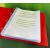 A4 Portrait Red Polypropylene Ring Binder, 750 micron cover with 30mm 4 round ring - view 5