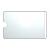 Self adhesive rectangular pocket for card 90x55mm, open short edge, Thumbcut for easy removal of card, pack of 100 - view 2